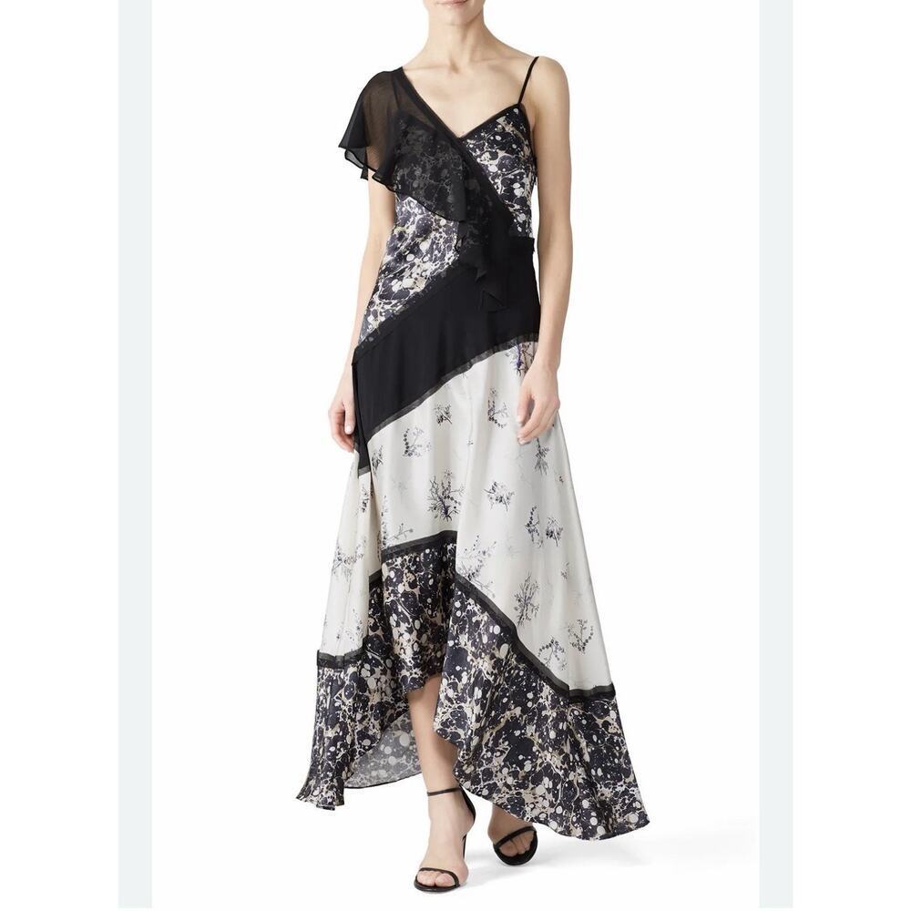 NWT Jason Wu 100% Silk Floral Marble Gown Women’s 4 Y2K Fairy Grunge Prom